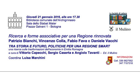 Ricerche e forme associative per una regione rinnovata