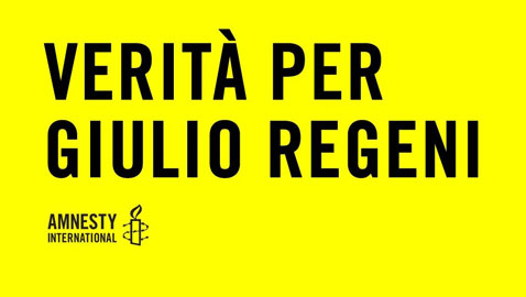 L’Università di Bologna aderisce alla campagna di Amnesty “Verità per Giulio Regeni”