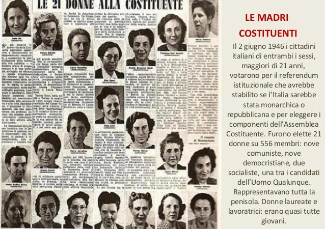 1946. L’anno delle donne