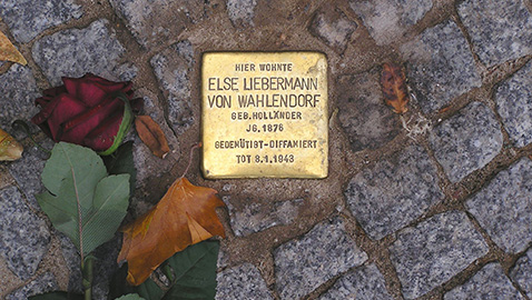 Una Stolpersteine per la Giornata della Memoria